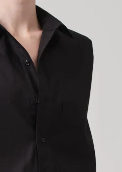Anders Sleeveless With Shoulder Pads