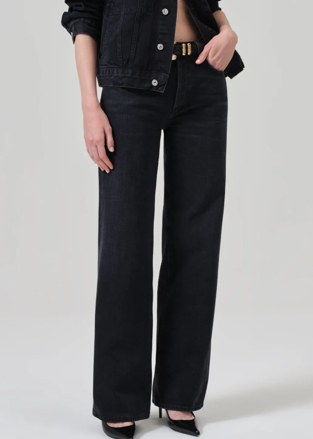 Annina High Rise Wide Leg 33"