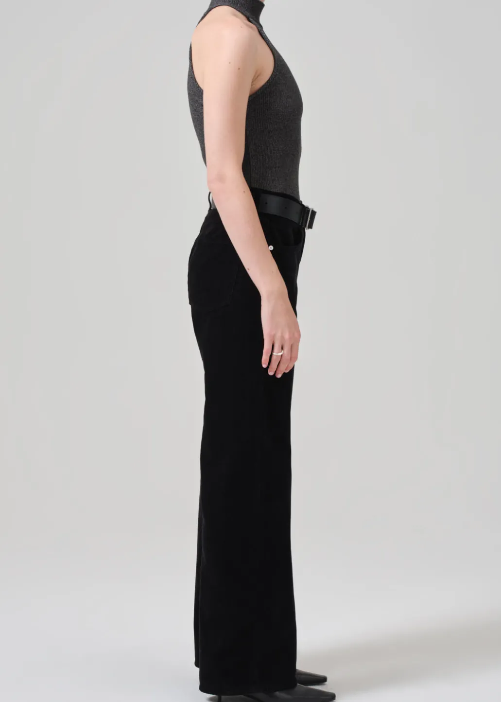Annina High Rise Wide Leg 33" Corduroy