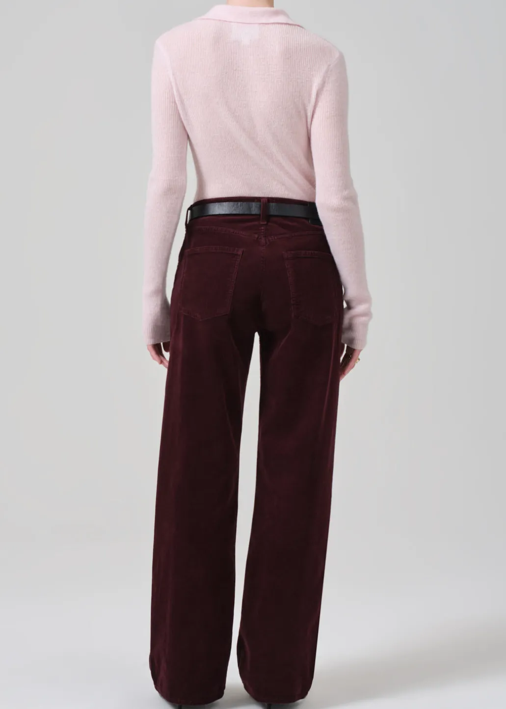 Annina High Rise Wide Leg 33" Corduroy
