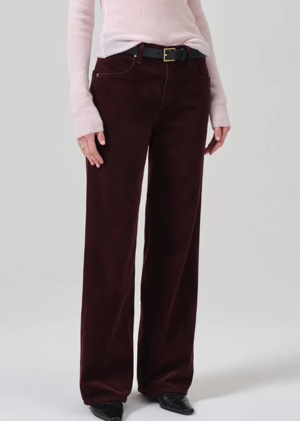Annina High Rise Wide Leg 33" Corduroy