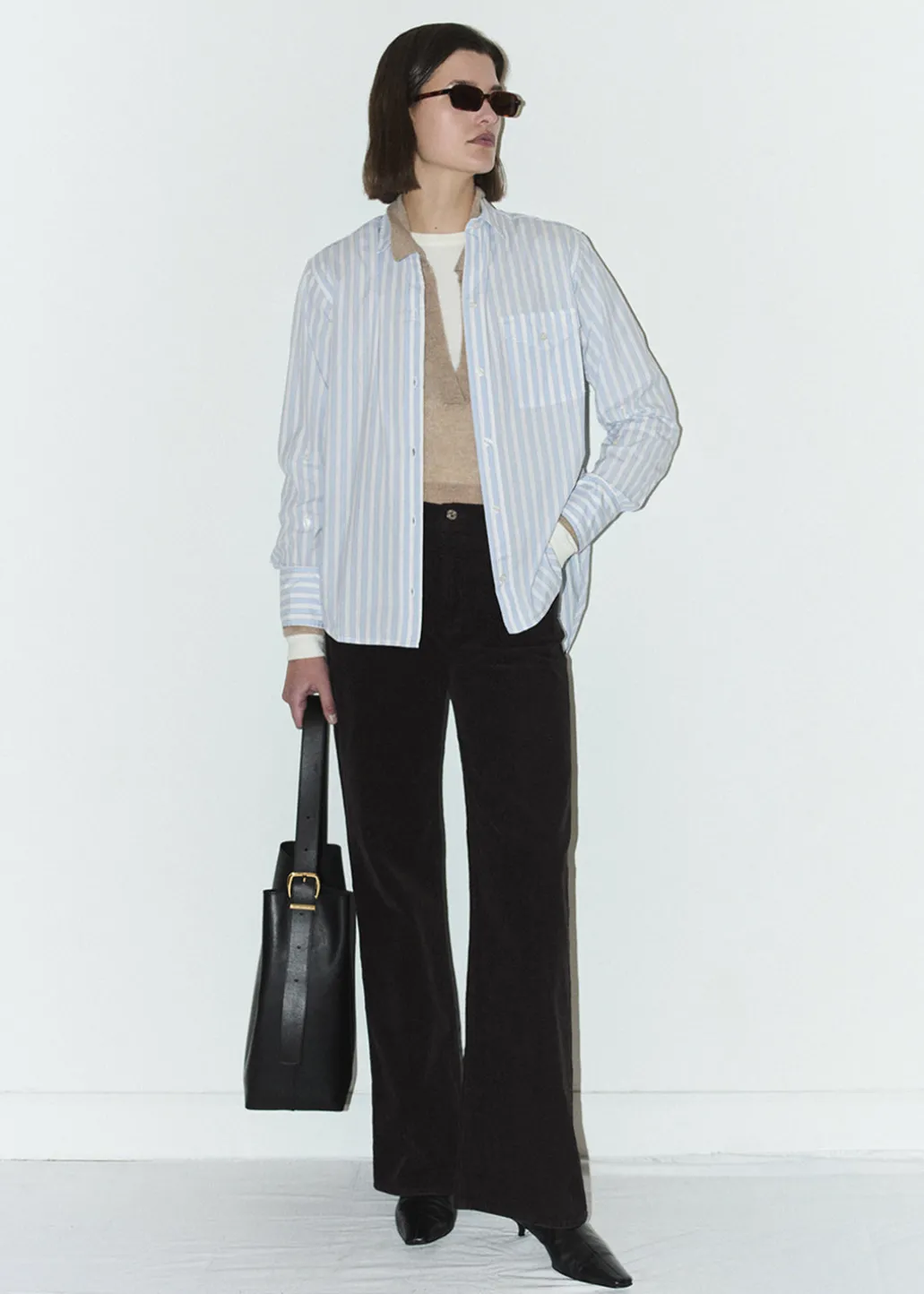 Annina High Rise Wide Leg 30" Corduroy