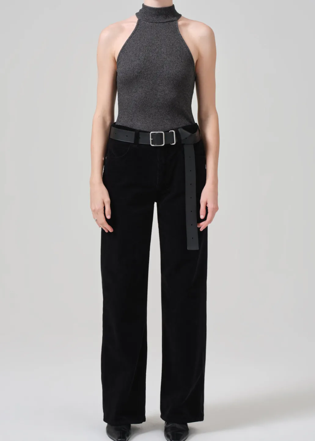 Annina High Rise Wide Leg 30" Corduroy