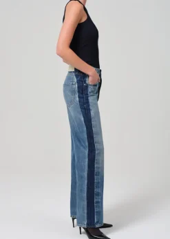 Ayla Baggy With Tuxedo Stripe