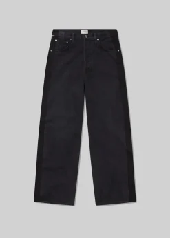Ayla Baggy With Tuxedo Stripe