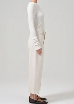 Ayla Raw Hem Crop