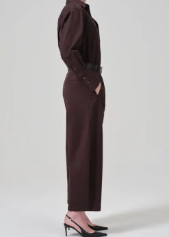Cara Cropped Pleated Trouser