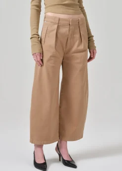 Cara Cropped Pleated Trouser