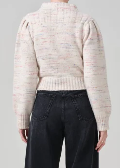 Claudia Turtleneck Puff Sleeve