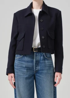 Corina Cropped Boxy Jacket