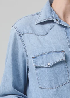 Cropped Western Shirt