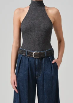 Dani Sleeveless Mock Neck