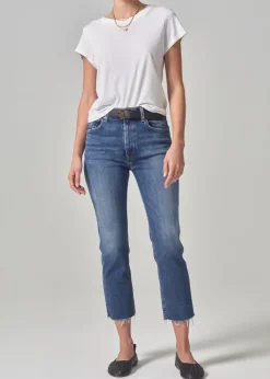 Daphne Crop High Rise Stovepipe
