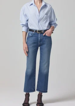 Emery Crop Relaxed Straight