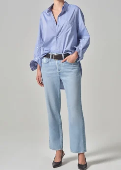 Emery Crop Relaxed Straight