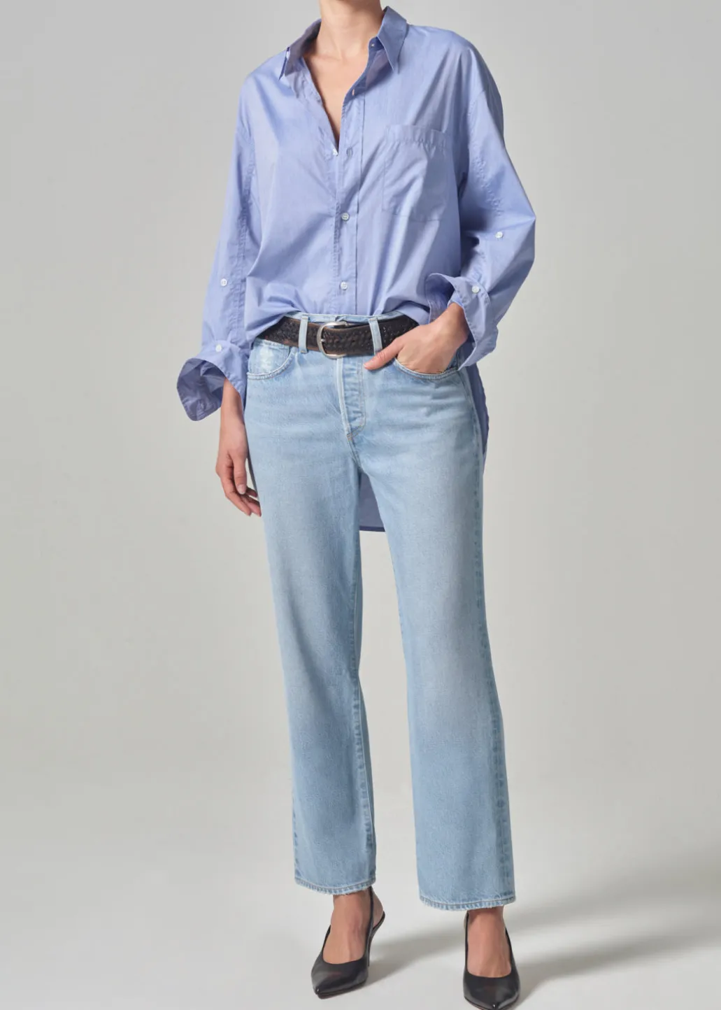 Emery Crop Relaxed Straight
