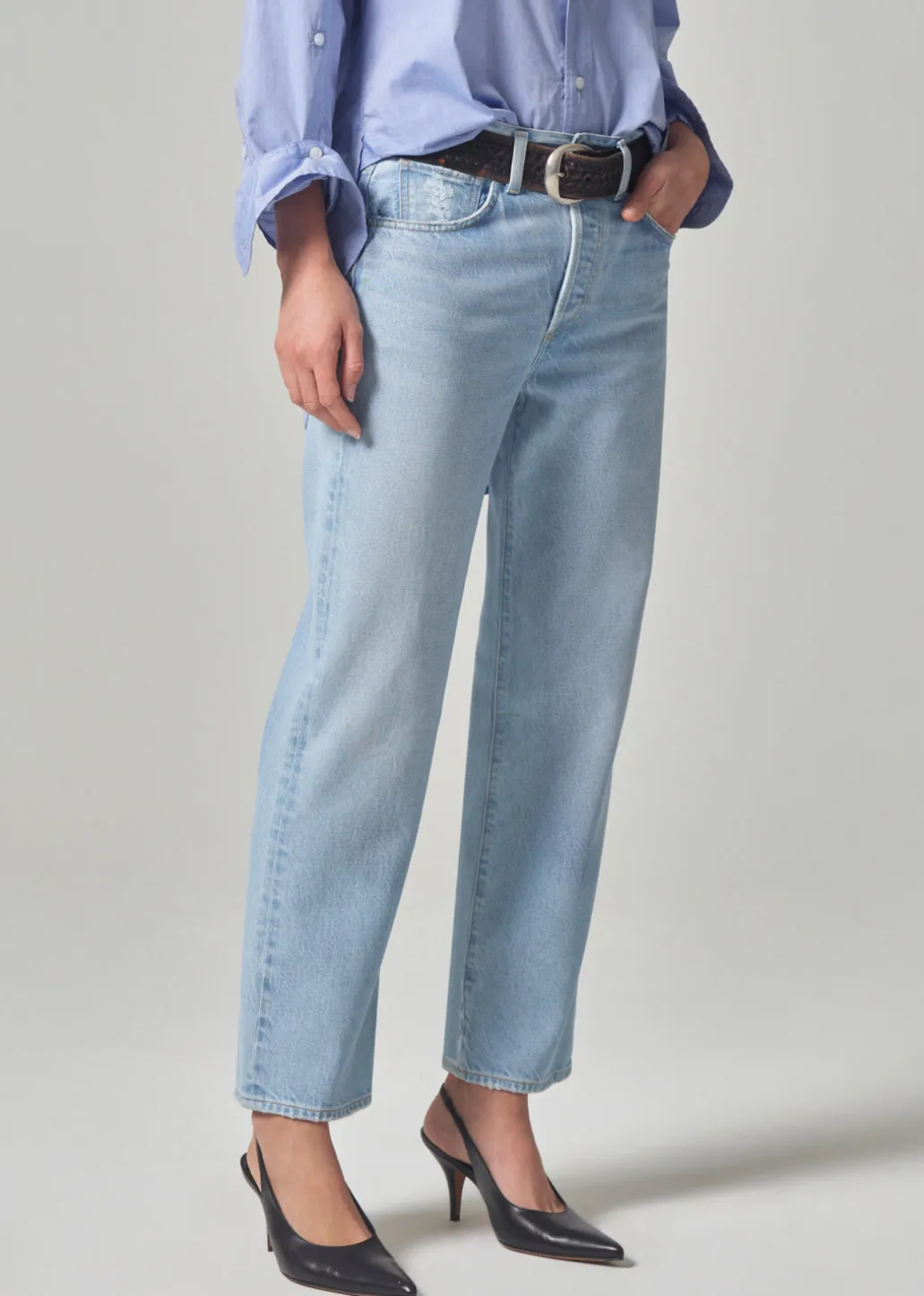 Emery Crop Relaxed Straight