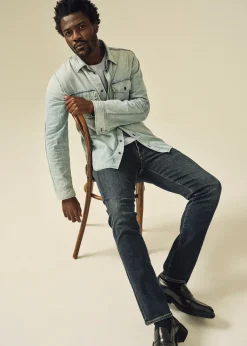 Gage Slim Straight Cashmere Denim