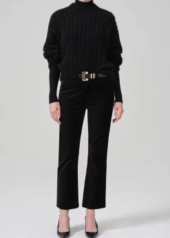 Isola Cropped Trouser Velvet