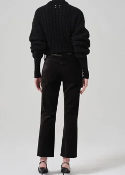 Isola Cropped Trouser Velvet