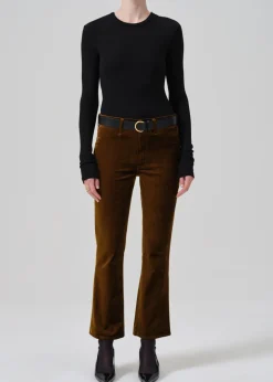 Isola Cropped Trouser Velvet