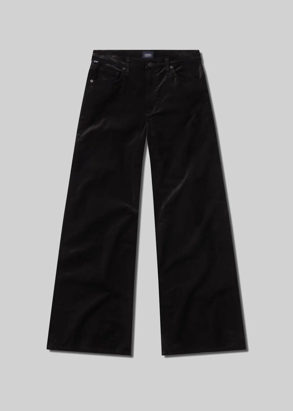 Lolli Mid Rise Baggy Velvet