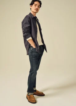 London Tapered Slim Cashmere Denim
