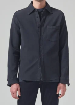 Luca Bucket Dye Shirt French Terry