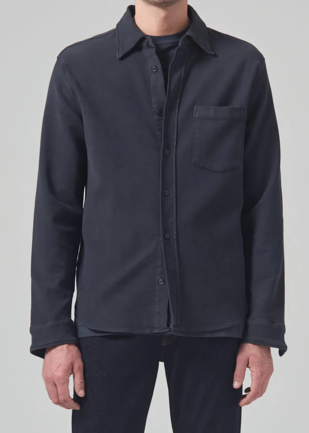Luca Bucket Dye Shirt French Terry
