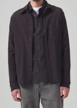 Luca Bucket Dye Shirt French Terry