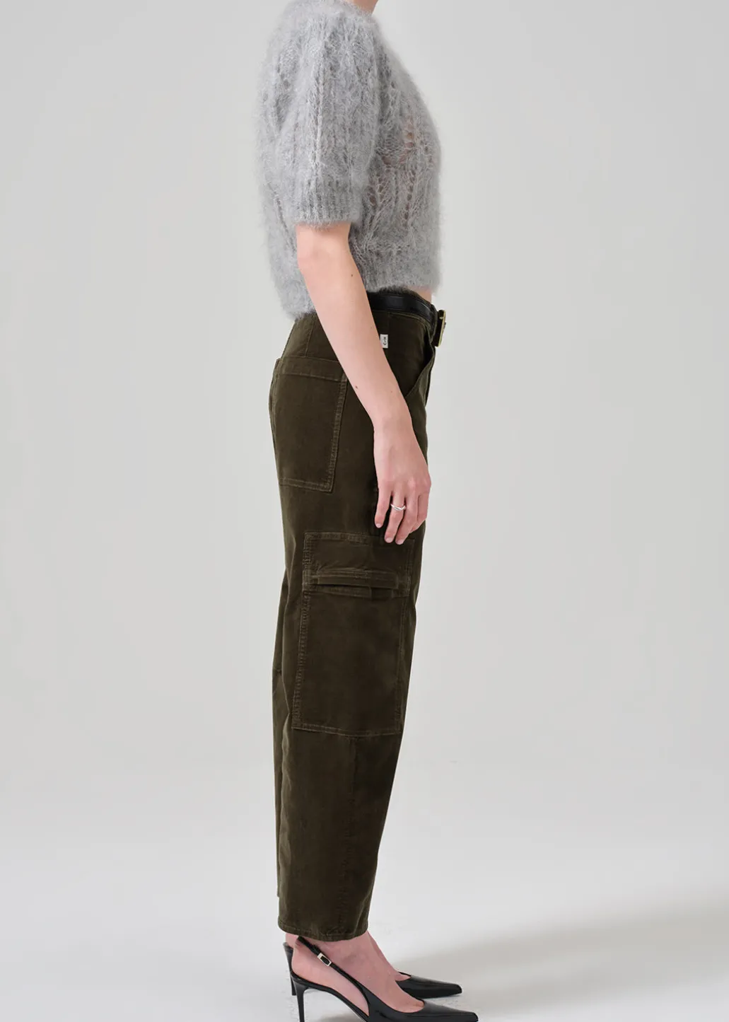 Marcelle Low Slung Easy Cargo Corduroy