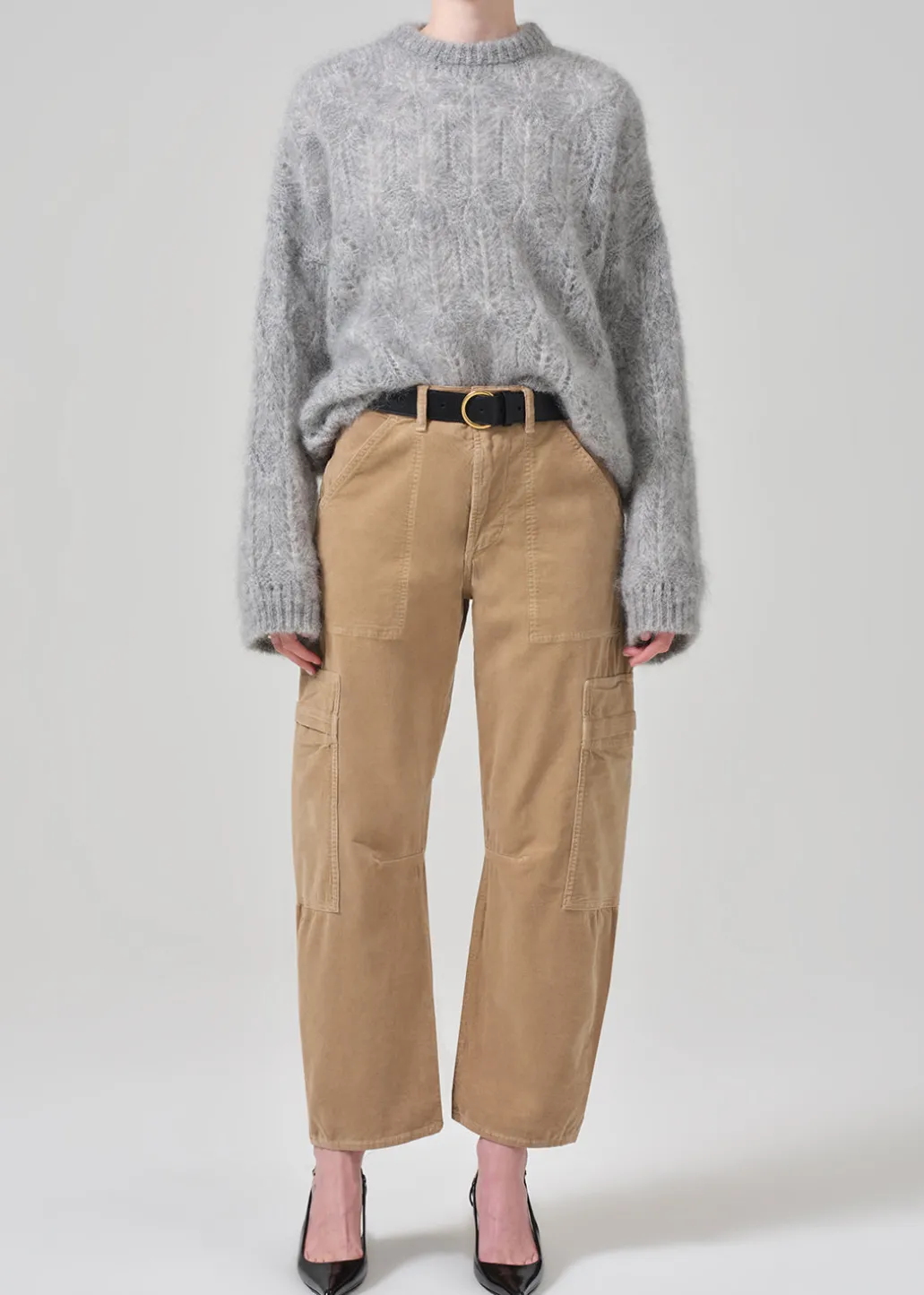 Marcelle Low Slung Easy Cargo Corduroy