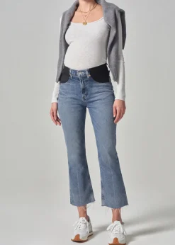 Maternity Isola Mid Rise Cropped Boot