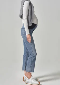Maternity Isola Mid Rise Cropped Boot