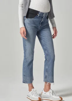 Maternity Isola Mid Rise Cropped Boot