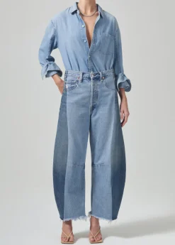 Pieced Horseshoe Jean