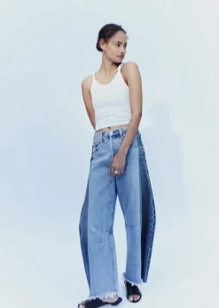 Pieced Horseshoe Jean