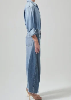 Pieced Horseshoe Jean