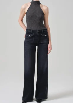 Raven Patch Pocket Wide Leg