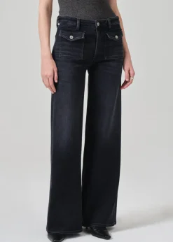 Raven Patch Pocket Wide Leg