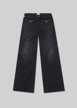 Raven Patch Pocket Wide Leg