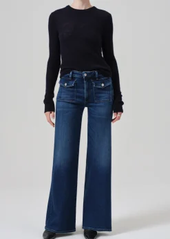 Raven Patch Pocket Wide Leg