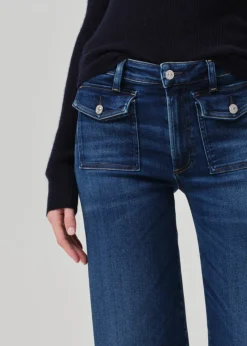 Raven Patch Pocket Wide Leg