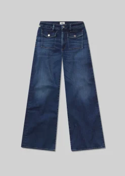 Raven Patch Pocket Wide Leg