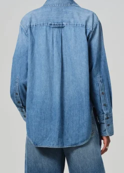 Ruffle Tuxedo Shirt